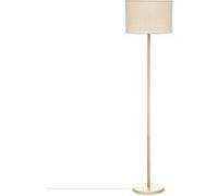 Atmosphera - Lampadaire Della en pin H149 cm naturel