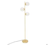 Lampadaire droit en métal H162cm doré