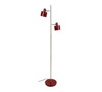 Lampadaire Dyberg Larsen Ocean, Rouge Foncé/ Laiton