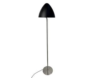 Lampadaire Dyberg Larsen Oulu Noir/ Acier Brossé