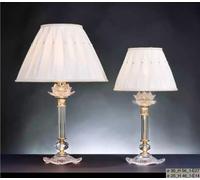 Lampadaire en cristal blanc classique Lustre de style antique Lampe de table