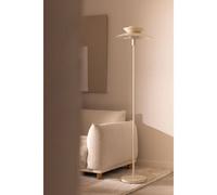 Lampadaire En Fer Alicia Beige Crème
