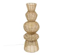 Atmosphera - Lampadaire Titus en jute et acier beige H109 cm