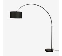 Lampadaire En Lin Et Fer Vonera Noir