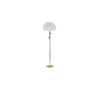 Lampadaire en métal abat-jour plumes Slim 50 x 165 cm