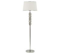 Lampadaire en métal avec fleurs en résine, Ø 45 x 157 cm