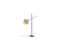 Lampadaire en métal noir, GU10, pivotant, avec liseuse, variateur en ligne, bras flexible - Zuiver, Sirius - 30x97x141 cm
