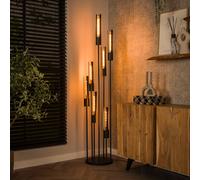 Lampadaire en métal tube 7 lampes AMBRE