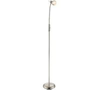 Lampadaire en nickel mat 154x51cm gris métallisé globo lighting 54840-1s Gris G