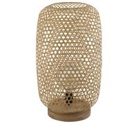 Lampadaire en rotin Lampadaire en bambou lampe naturelle, changement de couleur variable, 1x 10W 1x 806lm 2700-6500K, LxlxH 27,5x21,5x29 cm, salon