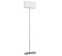 Lampadaire en tissu motif fleurs sur pied interrupteur marchepied massif 38063/38/10