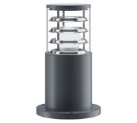 Lampadaire, entrée, gris, IP54, douille E27, H 25cm