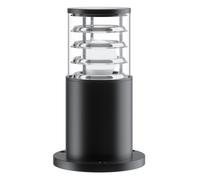 Lampadaire, entrée, noir, IP54, douille E27, H 25cm