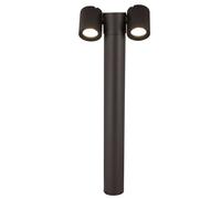 Lampadaire, entrée, noir, IP54, douilles GU10, H 55cm