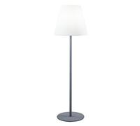 Lampadaire ext filaire STANDY W150 Blanc Polyéthylène H150CM