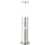 Borne extérieure avec détecteur - Brilliant - BOLE - 50x11,9cm - E27 + LED intégrée - Gris - IP44