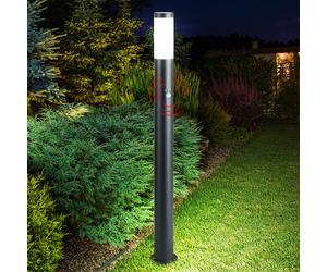 Lampadaire extérieur balcon éclairage de jardin lampe sur pied en acier inoxydable MOTION DETECTOR