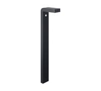 Lampadaire extérieur BARACCONI IP44 LED 18X0,2W en aluminium et matière synthétique noir 90x200x800mm