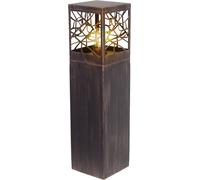 Lampadaire extérieur Brilliant Whitney 60 W marron rouille 59 cm