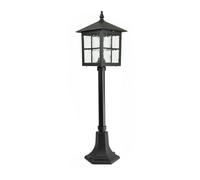Lampadaire extérieur classique 76cm E27 noir IP43 SU-MA