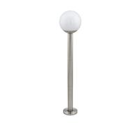 Lampadaire extérieur connecté NISIA-Z IP44 E27 1X9W en acier inoxydable D200mm