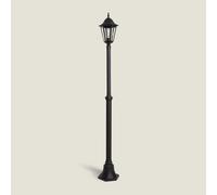 Lampadaire Extérieur En Saillie Sur Pied 185 Cm Black Traditional Noir