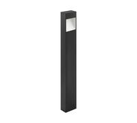 Lampadaire extérieur MANFRIA IP44 LED 10W en aluminium gris anthracite et blanc 135x75x870mm