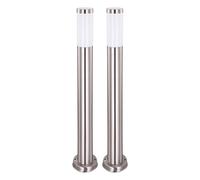 Lampadaire extérieur parc projecteur de jardin en acier inoxydable 1 feuille dans un ensemble comprenant des ampoules LED