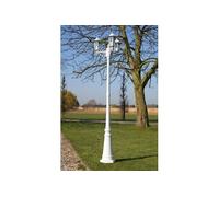 Lampadaire extérieur triple blanc 40245