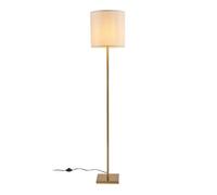 Lampadaire Fildholm hauteur 157 cm couleur laiton / effet lin