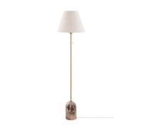 Globen Lighting Lampe sur pied Gino Marbre brun