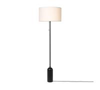 Lampadaire Gravity, Grand , Acier Foncé/ Blanc
