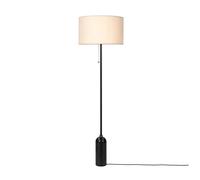 Lampadaire Gravity, Grand , Acier Foncé/toile