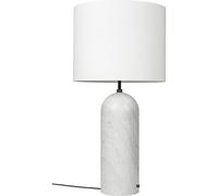 GUBI Lampadaire Gravity XL marbre blanc/blanc. low