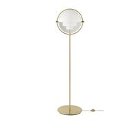 Lampadaire GUBI Multi-Lite en Laiton & Blanc