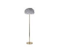 Lampadaire Imitation Plume Slim 170cm Or & Gris