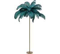 Lampadaire - KARE - Plumes 165cm - Vert - Métal doré - E27