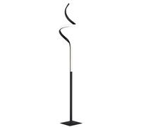 Lampadaire lampadaire design lampadaire salle à manger lampadaire avec variateur de capteur, métal noir, 1x LED 11 watt 950 lumen blanc chaud, DxH 20x145 cm