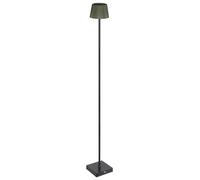 Lampadaire lampadaire lampadaire lampe d'appoint lampe d'extérieur avec variateur tactile, métal plastique vert noir, batterie CCT USB, LED 4W 155Lm 3000K, 4000K, 5000K, H 120 cm