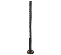 Lampadaire lampadaire LED lampadaire cristaux salon bois dimmable, métal, 15W 980lm blanc chaud, DxH 23x151 cm