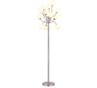 Lampadaire lampe de salon lampadaire lampe d'appoint LED 12 ampoules verre H 200 cm