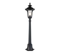 Lampadaire lanterne éclairage de chemin lampe de jardin éclairage extérieur aluminium verre H 115cm