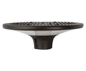 Lampadaire Led 80W Ges2250C 3000K, Raccordement Poteau 60Mm, Structure En Aluminium Moulé Sous Pression Noir Mat - Gealuce