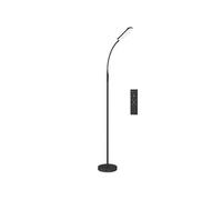 Lampadaire LED dimmable avec télécommande - contrôle tactile, réglable - H.175 cm - acier polycarbonate noir