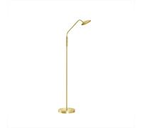 Lampadaire LED dimmable Lampe de chambre à coucher Touchdimmer Lampadaire en laiton réglable, 7,5W 880lm blanc chaud, blanc neutre, DxH 23x135 cm