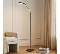 Lampadaire LED Elvyn Lindby, dimmable, noir, Salon / Salle à manger, Métal, Moderne, Lampadaire LED