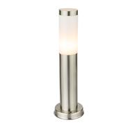 Lampadaire LED en acier inoxydable chemin de jardin éclairage extérieur support de patio lumière argent