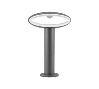 Lampadaire LED Extérieur Borne Lumineuse Aluminium Gris Foncé IP54 Hauteur 30 CM