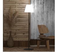 Lampadaire LED Extérieur Solaire Métal Larso 3000K Blanc chaud