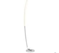 Lampadaire LED - HOMCOM - 3 niveaux de luminosité réglables - lampe sur pied - 46 x 25 x 147 cm - argenté